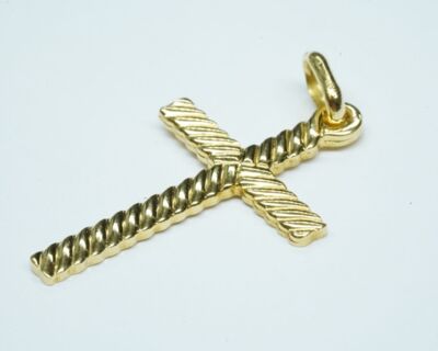 Second Hand Anhänger - Kreuz aus 18k Gelbgold
