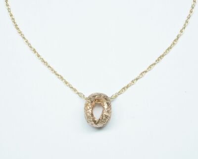 Schmuck aus zweiter Hand - Doppelankerkette Gelbgold 14k mit Anhänger