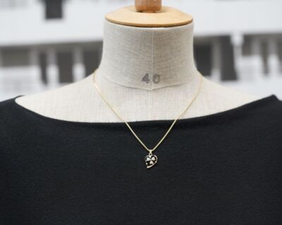 Schmuck aus zweiter Hand - 14k Herzanhänger mit Opalen