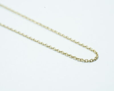 Secondhand Schmuck - Feine Ankerkette 14k Gelbgold 46cm