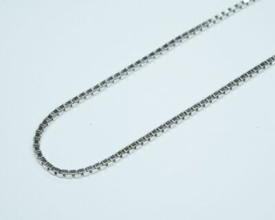 Schmuck aus zweiter Hand - 18k Weissgold Venezianerkette
