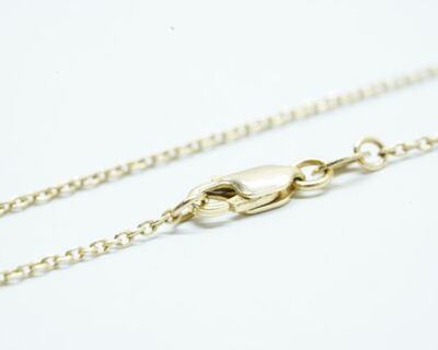 Secondhand Schmuck - Feine Ankerkette 14k Gelbgold 46cm