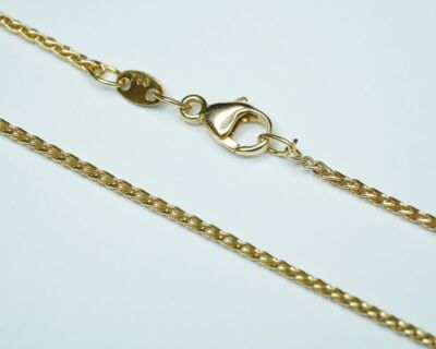 Schmuck aus zweiter Hand - 18k Gelbgold Zopfkette