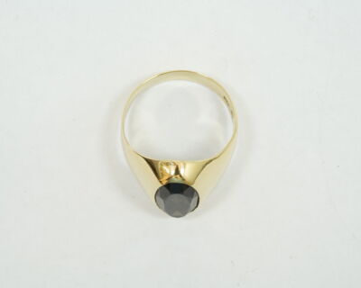Second Hand - Vintage Fingerring mit Rauchquarz 18k Gelbgold