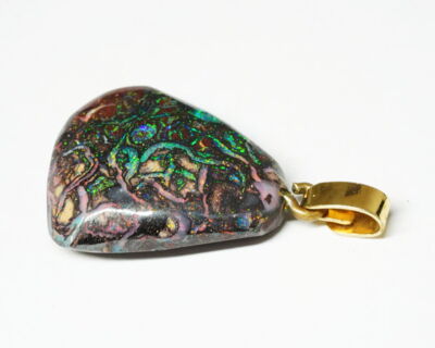 Secondhand Schmuck - Anhänger mit Matrix Opal