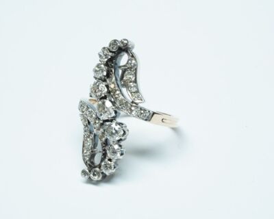Jugendstil Fingerring 14 k - Antikschmuck