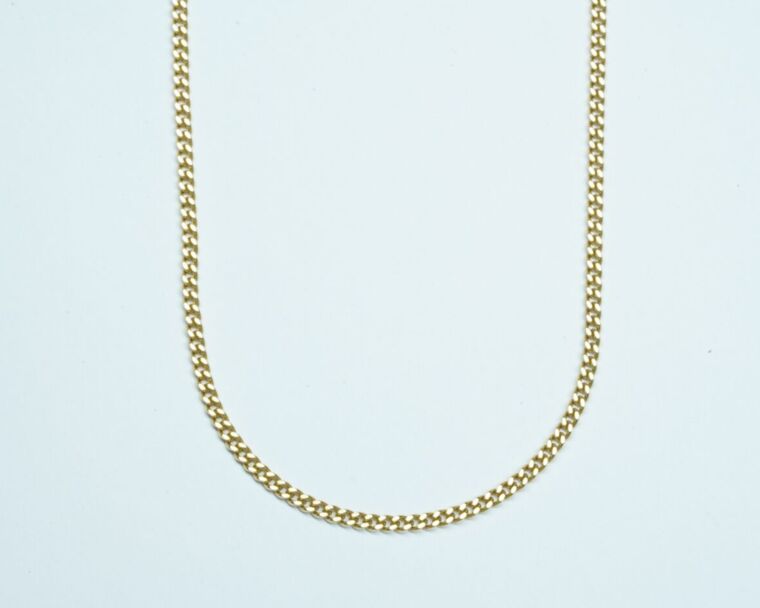 Schmuck aus zweiter Hand - Panzerkette Gelbgold 18k