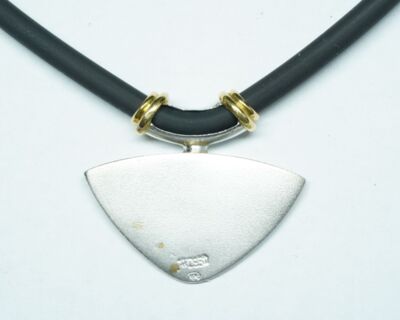 Schmuck aus zweiter Hand - Halskette und 950 Platin Anhänger mit Diamanten