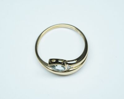 Schmuck aus zweiter Hand - 18k Fingerring mit Topas