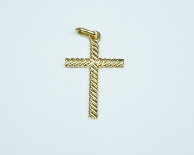 Second Hand Anhänger - Kreuz aus 18k Gelbgold