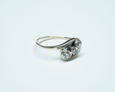 Jugendstil Fingerring 14 k - Antikschmuck