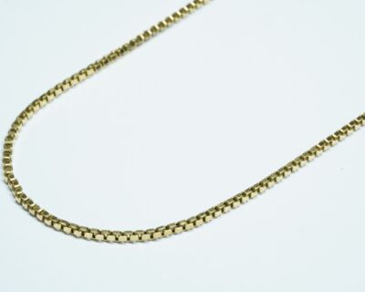Schmuck aus zweiter Hand - Venezianerkette Gelbgold 8k mit 18k Citrin Anhänger