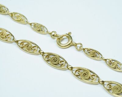 Second Hand Halshette - 18k Gelbgold