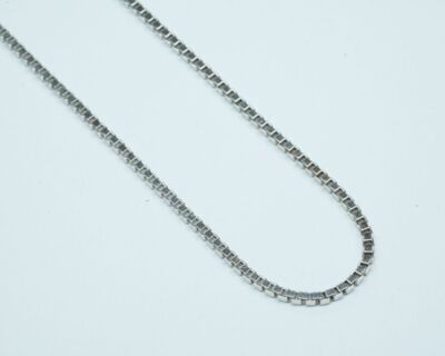 Schmuck aus zweiter Hand - 18k Weissgold Venezianerkette