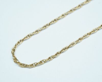Pre Loved Schmuck - 10k Gelbgold Doppelankerkette