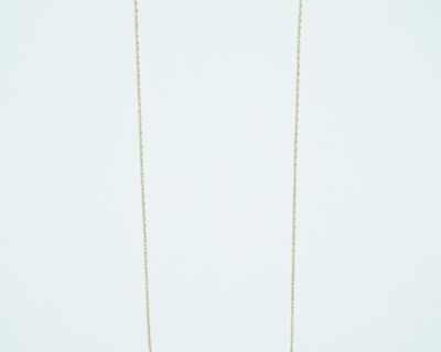 Schmuck aus zweiter Hand - Doppelankerkette Gelbgold 14k mit Anhänger