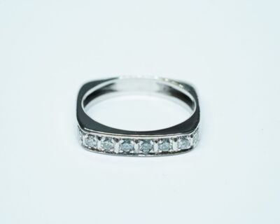 Second Hand Schmuck - 18k Weissgold Diamantring