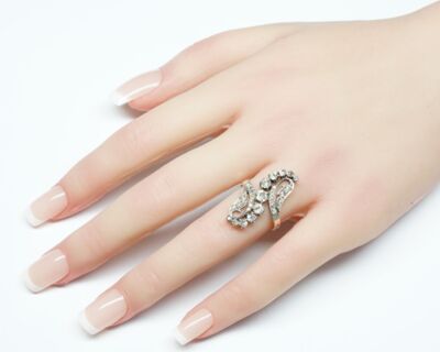 Jugendstil Fingerring 14 k - Antikschmuck