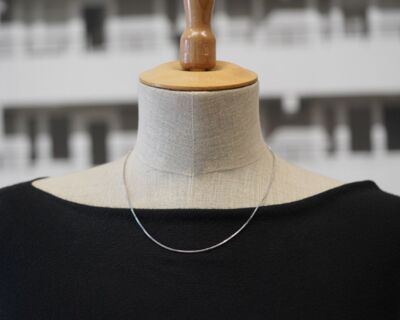 Schmuck aus zweiter Hand - 18k Weissgold Venezianerkette