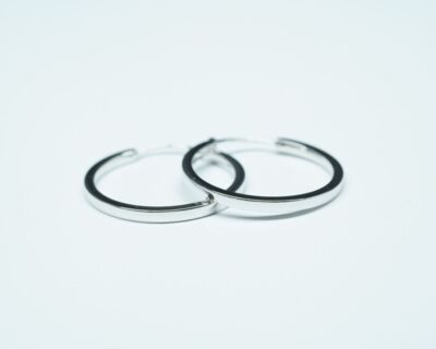 Schmuck aus zweiter Hand - Creolen 18k Weissgold