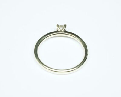 Schmuck aus zweiter Hand - 14k Gelbgold Fingerring mit Diamanten