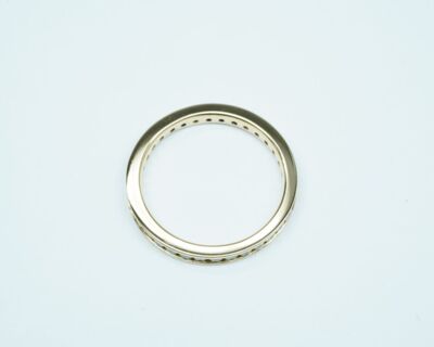 Secondhand Schmuck - Alliance Fingerring 18k Gelbgoldgold mit Diamanten