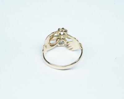 Schmuck aus zweiter Hand - 14k Gelbgold Fingerring mit Diamanten