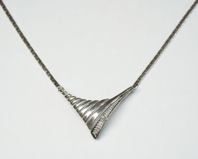 Second Hand Schmuck - Collier 18k Gelbgold rhodiniert
