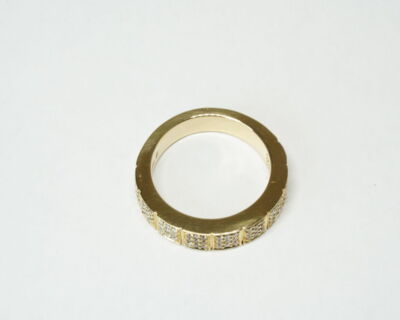 Secondhand Schmuck - Fingerring 18k Gelbgold mit 81 Diamanten