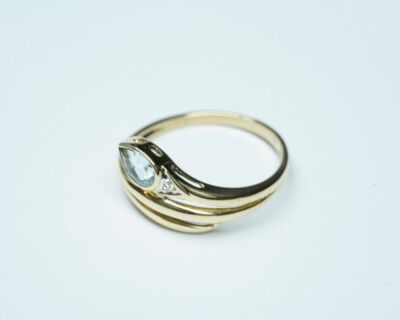 Schmuck aus zweiter Hand - 18k Fingerring mit Topas