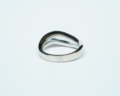 Schmuck aus zweiter Hand - 18k Weissgold Fingerring mit Diamanten