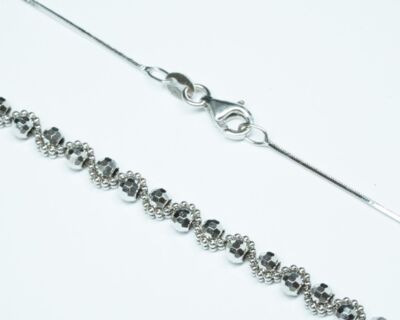 Schmuck aus zweiter Hand - Halskette 18k Weissgold