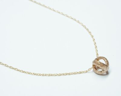 Schmuck aus zweiter Hand - Doppelankerkette Gelbgold 14k mit Anhänger