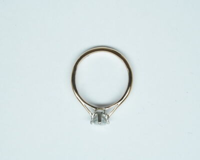 Secondhand Schmuck - Solitär Fingerring 18k Rosegold