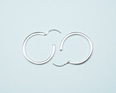 Schmuck aus zweiter Hand - Creolen 18k Weissgold