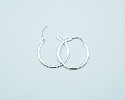 Schmuck aus zweiter Hand - Creolen 18k Weissgold