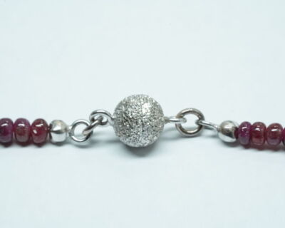 Second Hand Schmuck - Rubin Collier mit Magnetverschluss