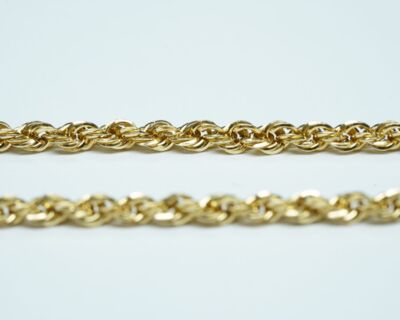 Schmuck aus zweiter Hand - 18k Gelbgold Kordelkette
