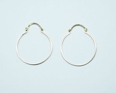 Schmuck aus zweiter Hand - Creolen 18k Gelbgold