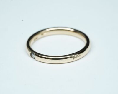 Pomellato "Lucciole" Fingerring Rosegold mit Diamant