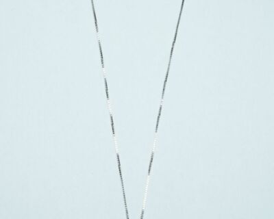Schmuck aus zweiter Hand - Halskette 18k Gelb- und Weissgold mit Diamantanhänger